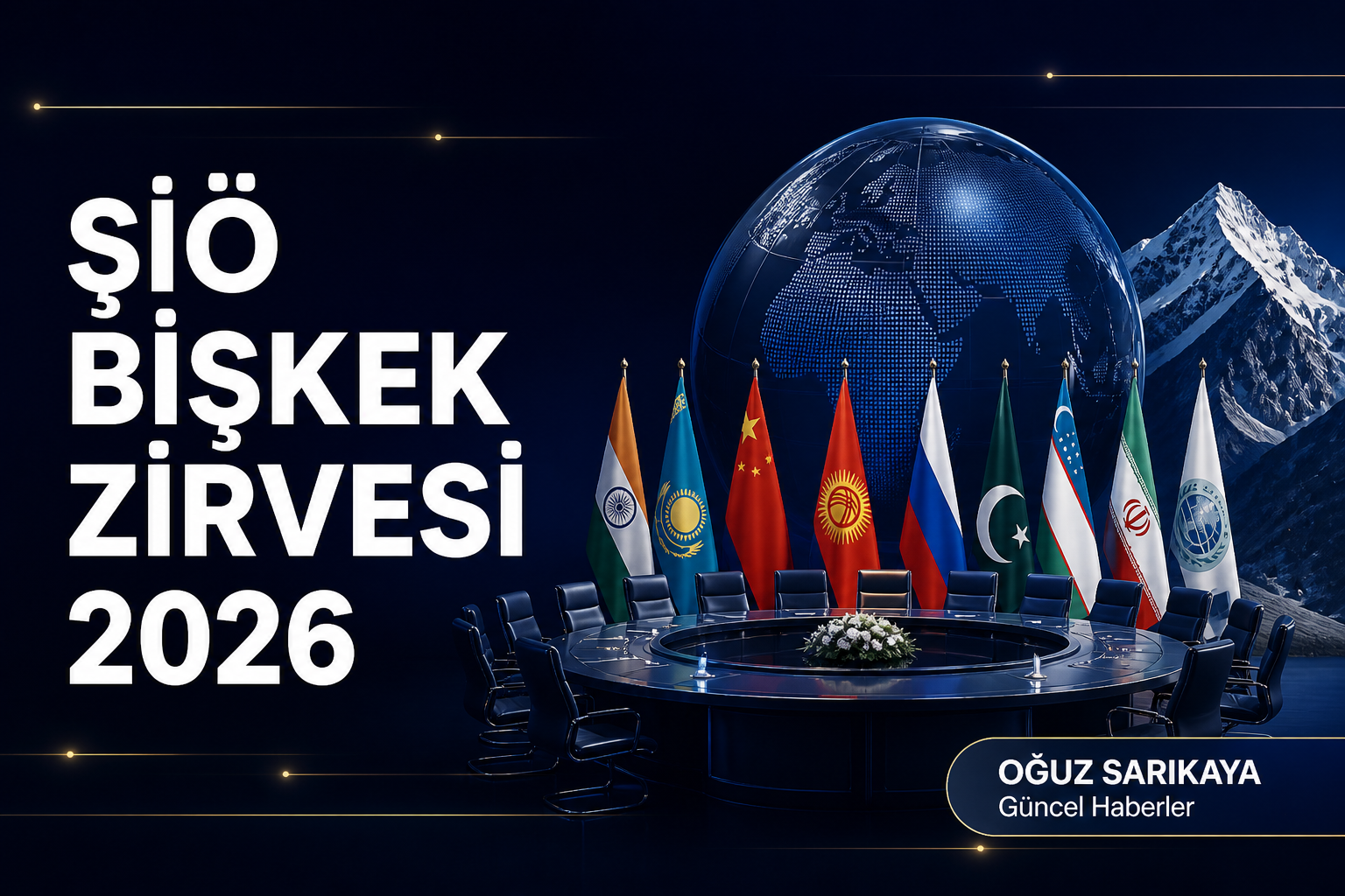 ŞİÖ Devlet Başkanları Konseyi Bişkek'te 25. yılı toplantısı yaptı